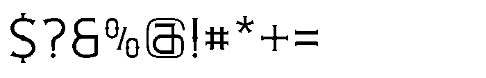 Necrothra Light Font OTHER CHARS