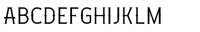 Necrothra Light Font UPPERCASE