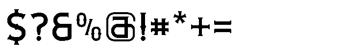 Necrothra Medium Font OTHER CHARS