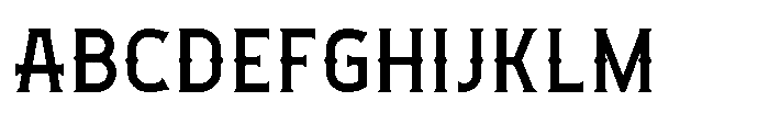 Necrothra Medium Font UPPERCASE