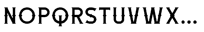 Necrothra Medium Font UPPERCASE