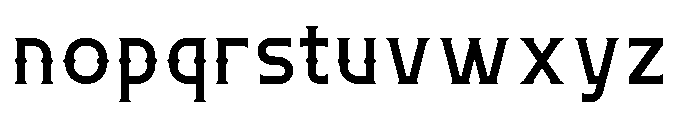 Necrothra Medium Font LOWERCASE