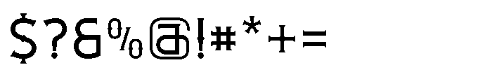 Necrothra Regular Font OTHER CHARS