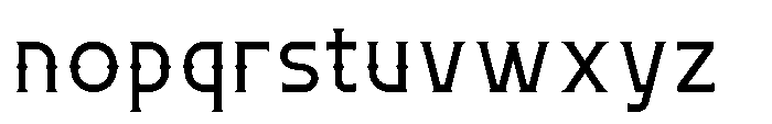 Necrothra Regular Font LOWERCASE