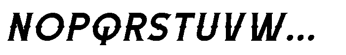 Necrothra Semi Bold Italic Font UPPERCASE