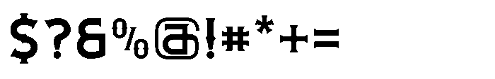 Necrothra Semi Bold Font OTHER CHARS