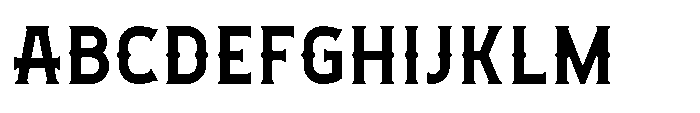 Necrothra Semi Bold Font UPPERCASE