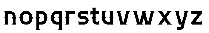 Necrothra Semi Bold Font LOWERCASE