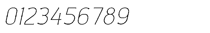 Necrothra Thin Italic Font OTHER CHARS