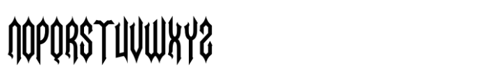 Necrovoid Regular Font UPPERCASE
