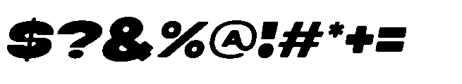 Nectron Rounded Italic Font OTHER CHARS