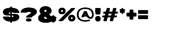 Nectron Rounded Regular Font OTHER CHARS