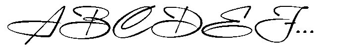 Nedalin Font UPPERCASE