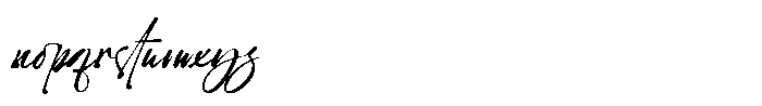 Nedalin Font LOWERCASE
