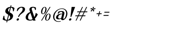Nedilac Italic Font OTHER CHARS