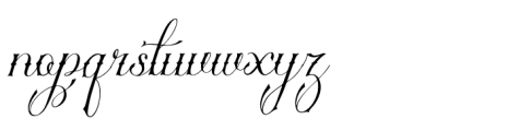 Nefaryth Regular Font LOWERCASE