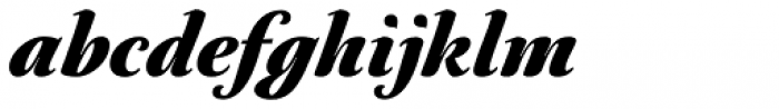Neftali Pro Extra Bold Italic Font LOWERCASE