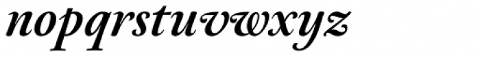Neftali Pro Italic Font LOWERCASE