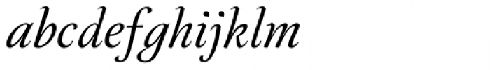 Neftali Pro Thin Italic Font LOWERCASE