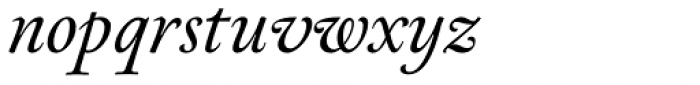 Neftali Pro Thin Italic Font LOWERCASE