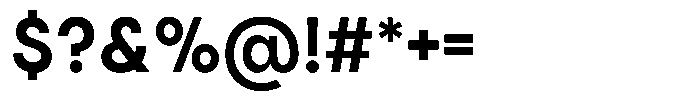 Nega Regular Font OTHER CHARS