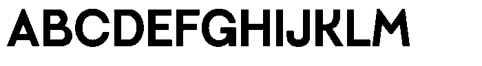 Nega Regular Font UPPERCASE