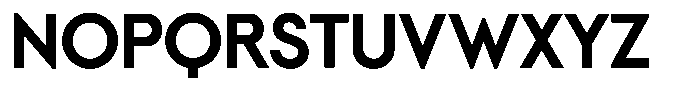 Nega Regular Font UPPERCASE