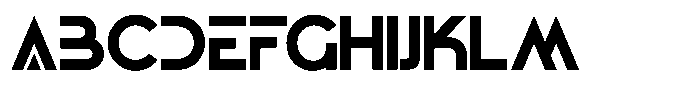 Negan Font UPPERCASE