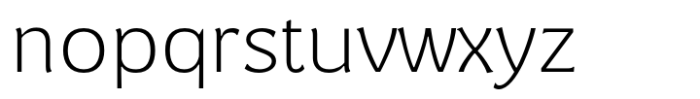 Negara Serif Hairline Font LOWERCASE