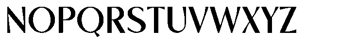 Negen Font UPPERCASE