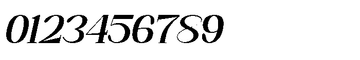 Neglia Oblique Font OTHER CHARS