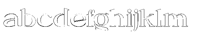Neglia Outline FONT