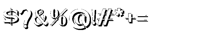 Neglia Shadow Font OTHER CHARS