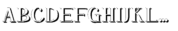 Neglia Shadow Font UPPERCASE