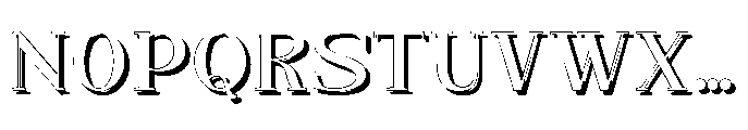 Neglia Shadow Font UPPERCASE