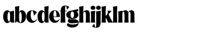 Negoka Regular Font LOWERCASE