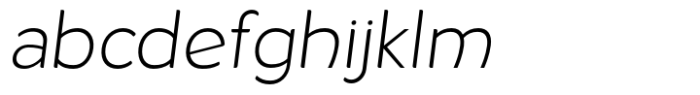Negova Thin Oblique FONT