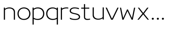 Neira Extra Light Font LOWERCASE