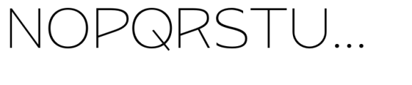 Neira Thin Font UPPERCASE