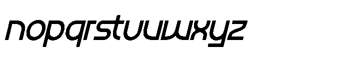 Neister Italic Font LOWERCASE