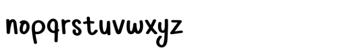 Neisya Font LOWERCASE