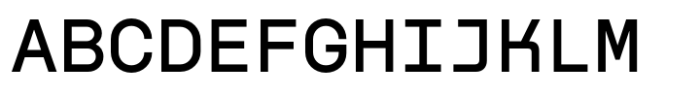 Nekst Mono Medium Font UPPERCASE