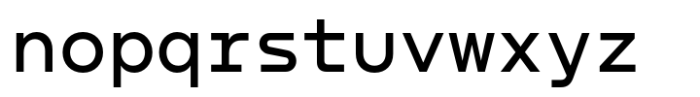 Nekst Mono Medium Font LOWERCASE