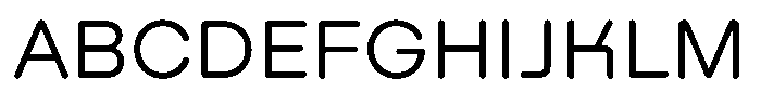 Nekst Rounded Regular Font UPPERCASE