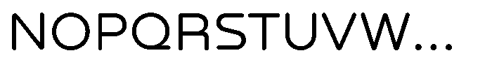Nekst Rounded Regular Font UPPERCASE