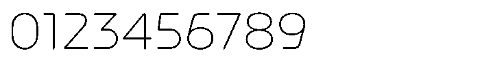 Nekst Rounded Thin Font OTHER CHARS