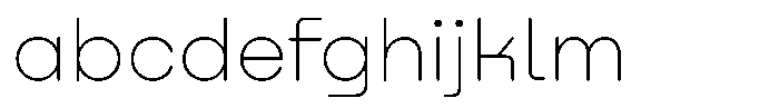 Nekst Rounded Thin FONT