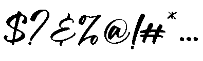 Nelagone Marker Font OTHER CHARS