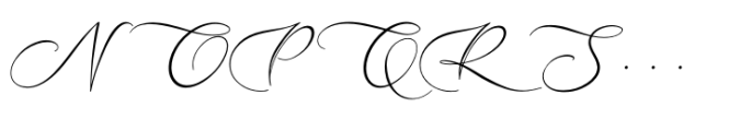 Nellysia Sorettein Regular Font UPPERCASE