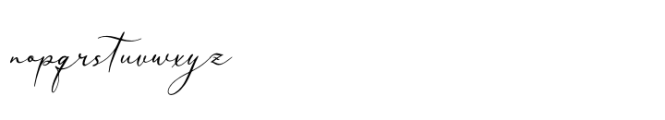 Nellysia Sorettein Regular Font LOWERCASE